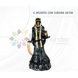 Santa Muerte Con Corona