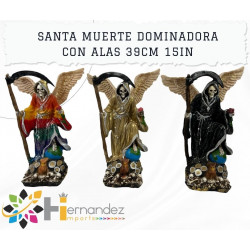 Santa Muerte Dominadora Con Alas