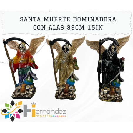 Santa Muerte Dominadora Con Alas