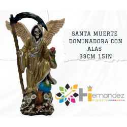 Santa Muerte Dominadora Con Alas