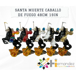 Santa Muerte Caballo De Fuego