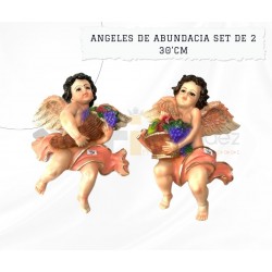 Ángeles de abundancia set de 2